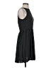 Ann Taylor LOFT 100% Polyester Polka Dots Black Casual Dress Size 4 - photo 4