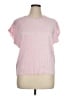 Kim Rogers 100% Polyester Pink Short Sleeve Top Size XL - photo 1