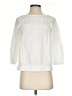 J.Crew 100% Linen Ivory 3/4 Sleeve Blouse Size 2 - photo 1