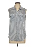 Forever 21 Silver Sleeveless T-Shirt Size L - photo 1