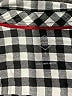 St. John's Bay 100% Cotton Checkered-gingham Black Long Sleeve Button-Down Shirt Size S - photo 7