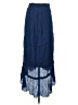 Iz Byer 100% Polyester Solid Blue Casual Skirt Size XS (estimated) - photo 2