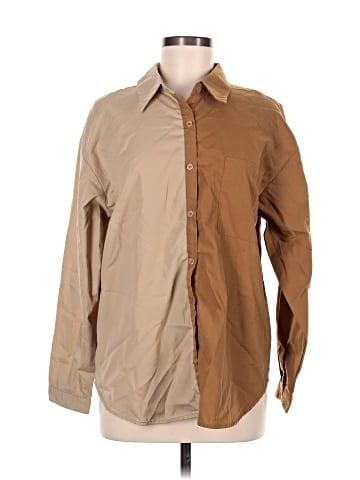Sweet Rain Long Sleeve Button-Down Shirt (view 1)
