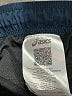 Asics 100% Polyester Blue Athletic Shorts Size S - photo 3