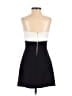 Self-Portrait 100% Polyester Black Crepe Bow Mini Dress Size 0 - photo 2