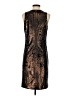 Etcetera Metallic Brown Cocktail Dress Size 2 - photo 2