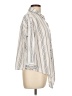 Eden & Olivia 100% Polyester Stripes Ivory 3/4 Sleeve Blouse Size L - photo 4