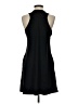 Unbranded Solid Black Casual Dress Size S - photo 2