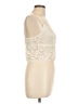Moda International Ivory Sleeveless Blouse Size L - photo 4