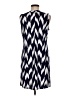 MICHAEL Michael Kors Chevron-herringbone Blue Casual Dress Size M - photo 2