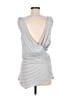 Drew Silver Sleeveless T-Shirt Size M - photo 2