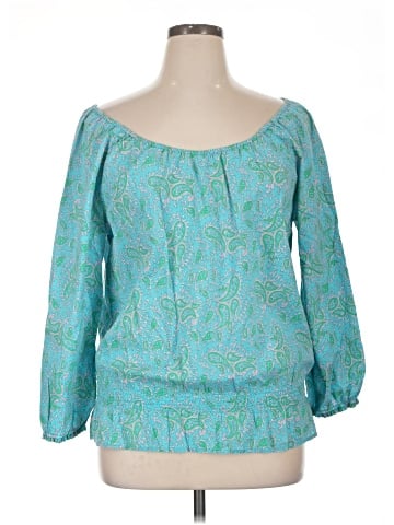 IZOD 3/4 Sleeve Blouse (view 1)