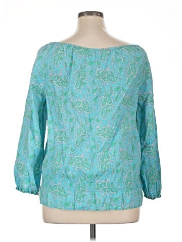 IZOD 3/4 Sleeve Blouse (view 2)