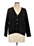 Eileen Fisher 100% Wool Black Wool Cardigan Size L - photo 1