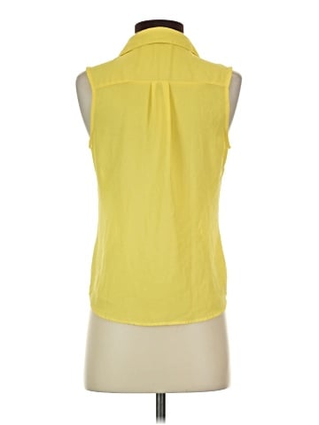Timing Sleeveless Button-Down Shirt (view 2)