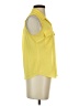 Timing Yellow Sleeveless Button-Down Shirt Size S - photo 4