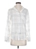 Bella Dahl Plaid White Long Sleeve Button-Down Shirt Size XS - photo 1