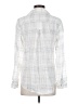 Bella Dahl Plaid White Long Sleeve Button-Down Shirt Size XS - photo 2
