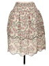 Papillon 100% Polyester Paisley Ivory Casual Skirt Size 12 - photo 2