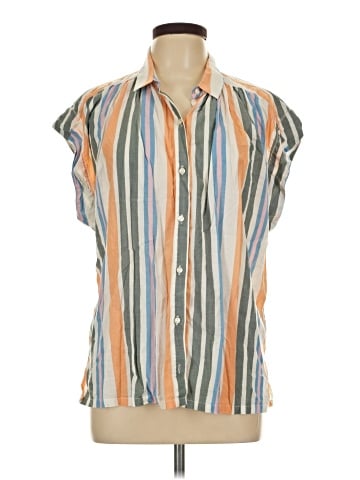 Birds of Paradis by Trovata Sleeveless Button-Down Shirt (view 1)