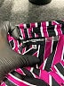 Karl Lagerfeld Paris 100% Polyester Chevron-herringbone Pink Long Sleeve Blouse Size XL - photo 7