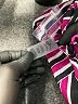 Karl Lagerfeld Paris 100% Polyester Chevron-herringbone Pink Long Sleeve Blouse Size XL - photo 8