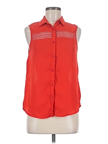 Papaya Sleeveless Blouse (view 1)