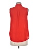 Papaya 100% Polyester Red Sleeveless Blouse Size M - photo 2