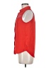 Papaya 100% Polyester Red Sleeveless Blouse Size M - photo 5