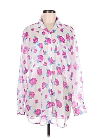 American Apparel Long Sleeve Blouse (view 1)