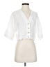 Faherty 100% Linen White 3/4 Sleeve Blouse Size S - photo 1