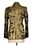 Bar III 100% Polyester Metallic Gold Blazer Size 2 - photo 2
