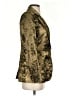 Bar III 100% Polyester Metallic Gold Blazer Size 2 - photo 4