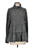 Eri + Ali Tweed Gray Turtleneck Sweater Size S - photo 1