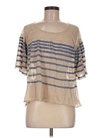 White + Warren Short Sleeve Top (view 1)
