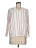 Splendid Stripes Pink 3/4 Sleeve Blouse Size M - photo 1