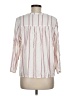 Splendid Stripes Pink 3/4 Sleeve Blouse Size M - photo 2