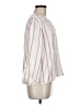 Splendid Stripes Pink 3/4 Sleeve Blouse Size M - photo 4