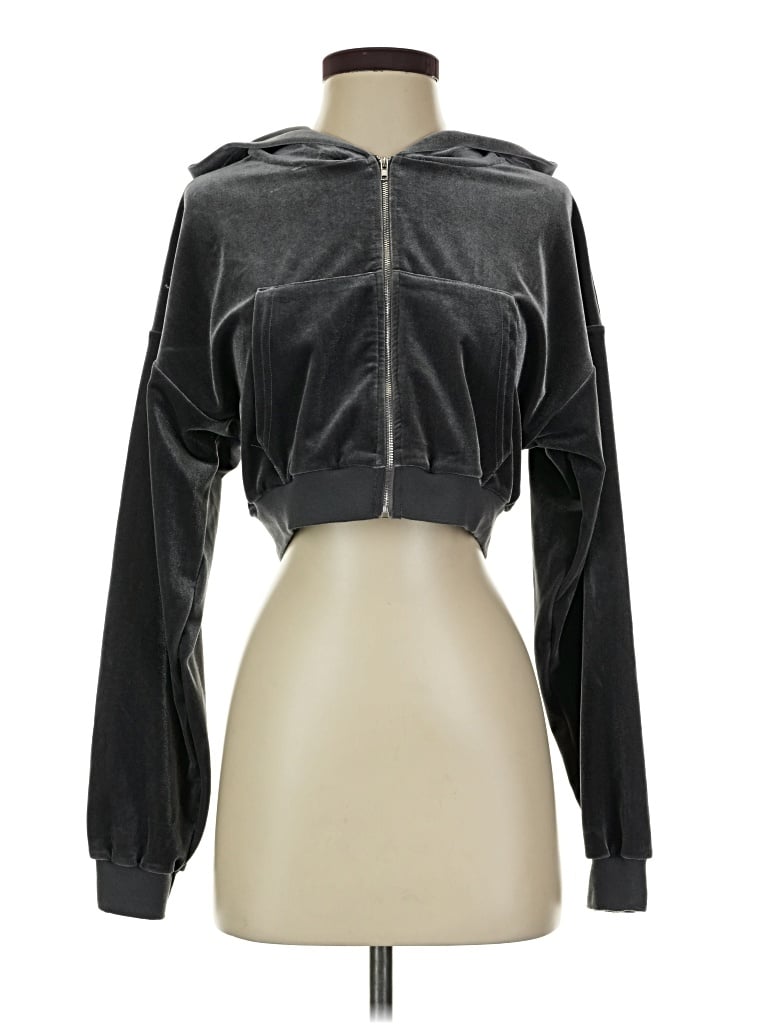 Pre-owned Adika Zip Up Hoodie In Black