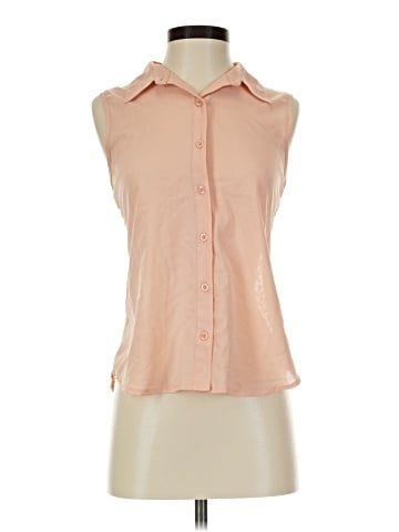 Edge Sleeveless Blouse (view 1)