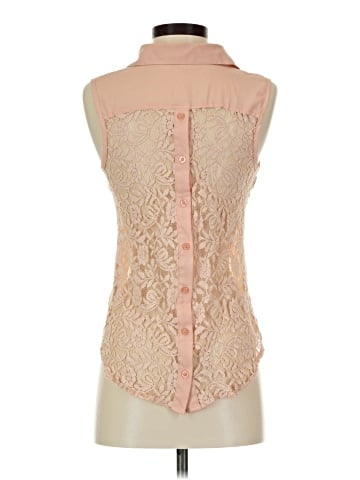 Edge Sleeveless Blouse (view 2)