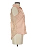 Edge 100% Polyester Pink Tan Sleeveless Blouse Size S - photo 4