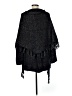 White House Black Market Tweed Black Poncho Size M - photo 2