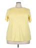 Allison Daley Yellow Short Sleeve Top Size 3X - photo 1