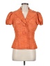 Trina Turk 100% Silk Orange Jacket Size 8 - photo 1