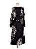 Tibi Graphic Black Cocktail Dress Size 8 - photo 2
