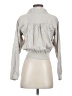 For The Republic 100% Lyocell Gray Jacket Size XS - photo 2