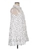 Lefties 100% Viscose Polka Dots White Casual Dress Size XL - photo 4