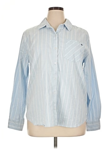 Crown & Ivy Long Sleeve Button-Down Shirt (view 1)
