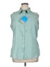 Columbia 100% Polyester Teal Sleeveless Blouse Size XL - photo 1